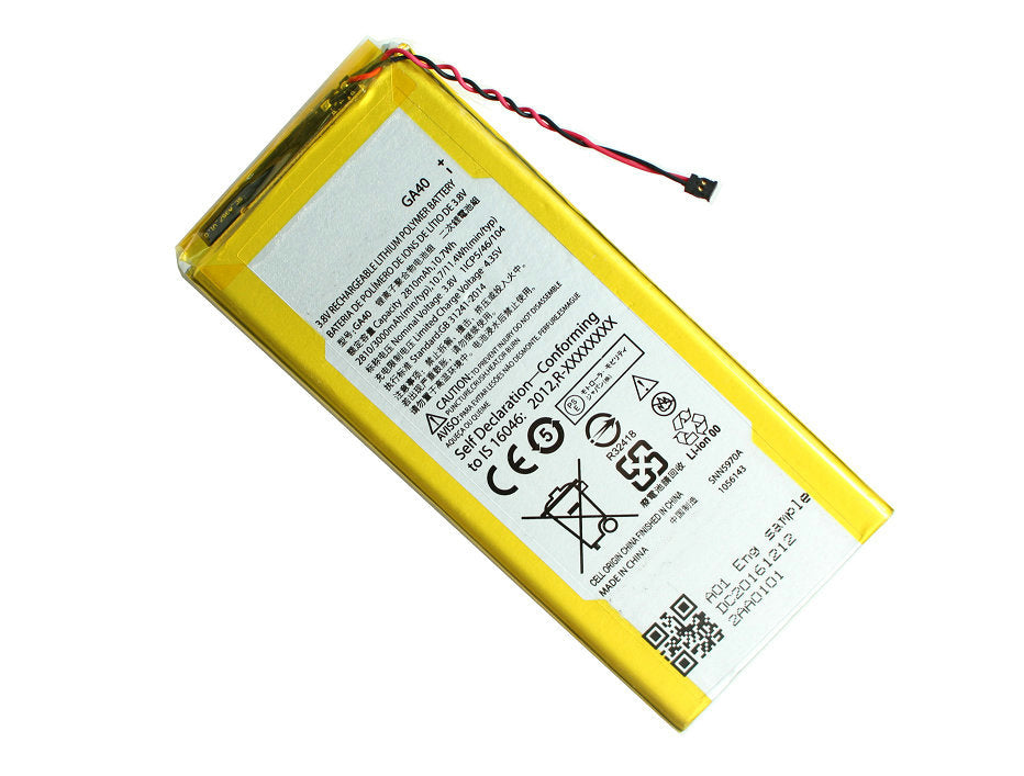 Batterie de remplacement pour Motorola Moto G4 / G4 Plus (XT1625 XT1644), GA40 Batterie de remplacement pour Motorola Moto G4 / G4 Plus (XT1625 XT1644), GA40